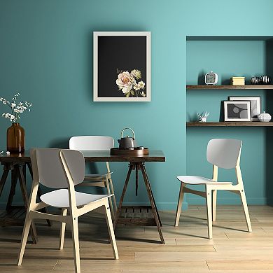 Trademark Fine Art 'Marche de Fleurs on Black' Chalkboard