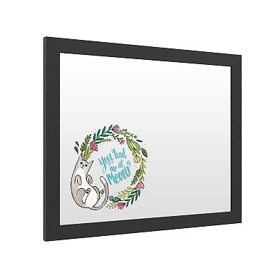 Trademark Fine Art 'Purrfect Garden Vii' Dry Erase Board