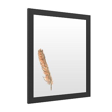 Trademark Fine Art 'Gold Feathers Ii' Dry Erase Board