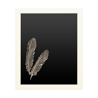 Trademark Fine Art 'Gold Feathers Iv' Chalkboard