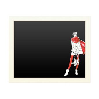 Trademark Fine Art 'Winter Fashion IV' Chalkboard