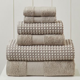 Amrapur Modern Threads Cobblestone 6 pc Bath Towel Set