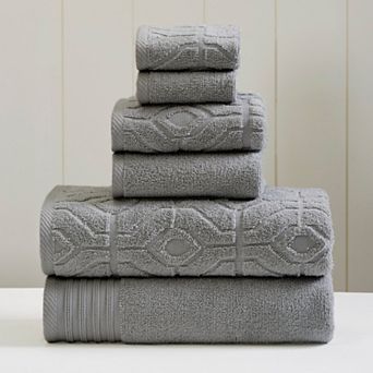 Amrapur Modern Threads Diamond Gate 6 pc Towel Set