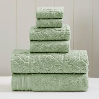 Amrapur Modern Threads Diamond Gate 6 pc Towel Set