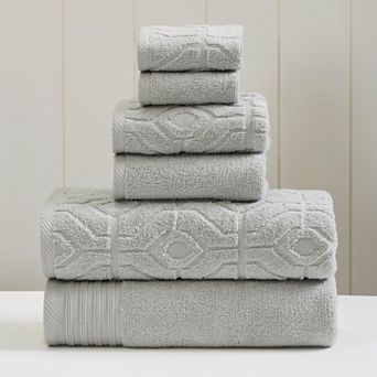 Amrapur Modern Threads Diamond Gate 6 pc Towel Set