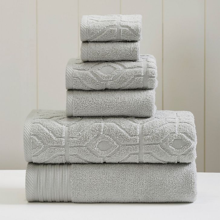 Amrapur Modern Threads Diamond Gate 6 Piece Towel Set