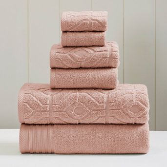 Amrapur Modern Threads Diamond Gate 6 pc Towel Set