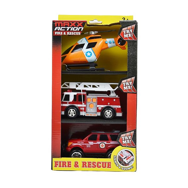 Sunny Days Entertainment Lights & Sounds Mini Rescue Trucks