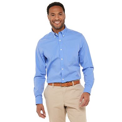 Men's Croft & Barrow® Classic-Fit Performance Button-Down Collar Dress ...