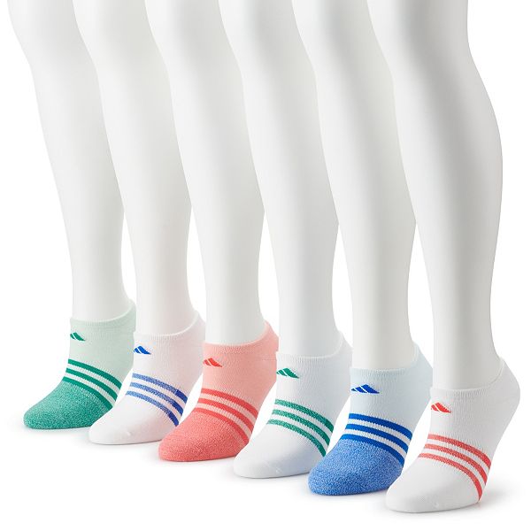 Women's adidas 6-pack Superlite No Show Socks