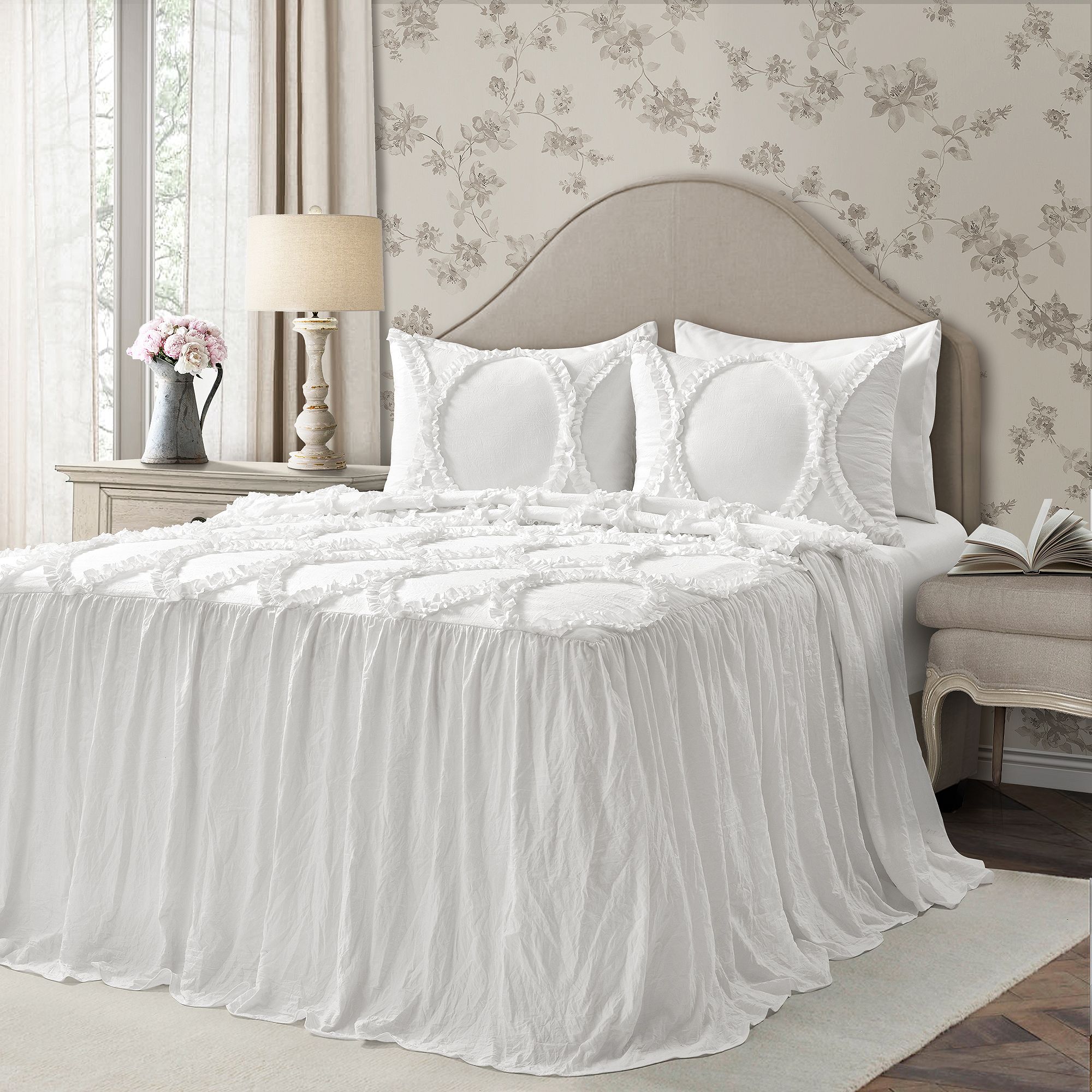 Lush Decor Riviera Bedspread 3-pc. Set, White