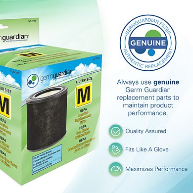 GermGuardian FLT4700 HEPA Genuine Replacement Filter M for AC4700 Air Purifiers