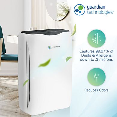 GermGuardian AC5600WDLX 18" 3-in-1 Air Purifier with HEPA Filter