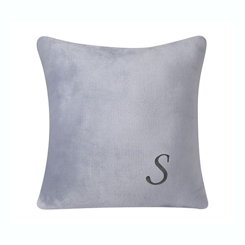 Swift Home Embroidered Monogram Decorative Pillow