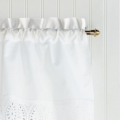 CHF Penny Eyelet Tailored Window Valance