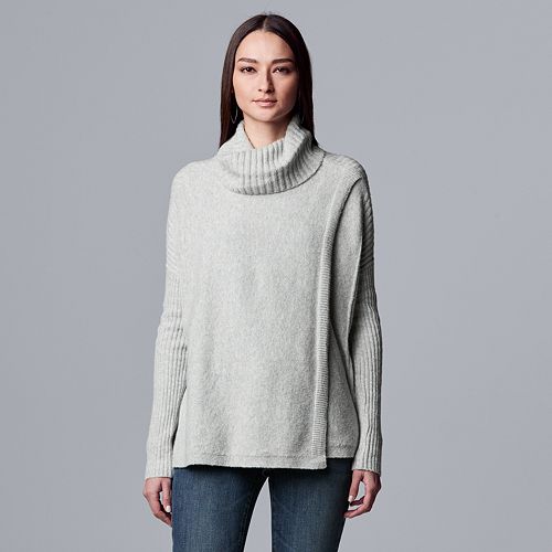 Women's Simply Vera Vera Wang Cowlneck Knitted Sweater