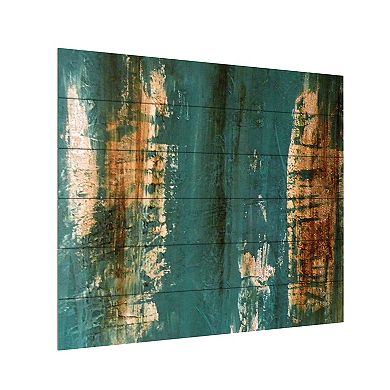 Trademark Fine Art The Wash Wood Slat Wall Art