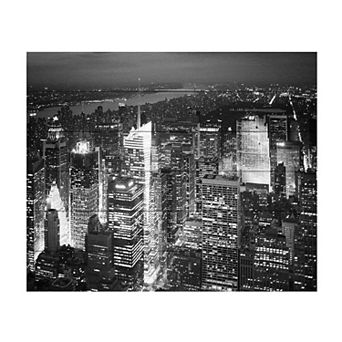 Trademark Fine Art Times Square Wood Slat Wall Art
