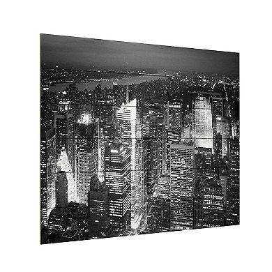 Trademark Fine Art Times Square Wood Slat Wall Art