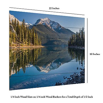 Trademark Fine Art Jasper Morning Wood Slat Wall Art