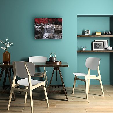 Trademark Fine Art Red Vison Wood Slat Wall Art