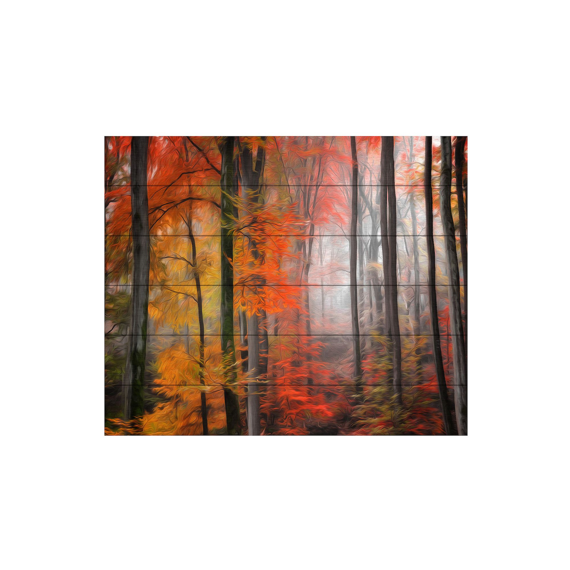 Trademark Fine Art Ill Be There Wood Slat Wall Art, Multi