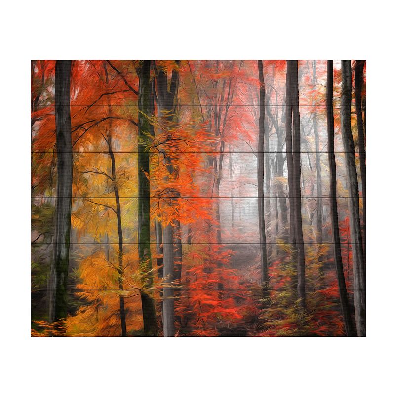 Trademark Fine Art Ill Be There Wood Slat Wall Art, Multicolor, 12X16