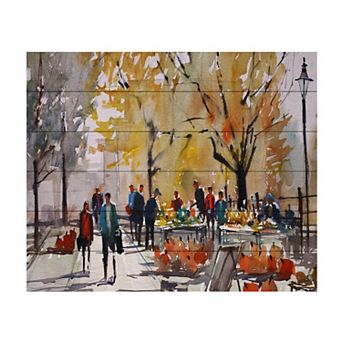 Trademark Fine Art Farm Market Wood Slat Wall Art