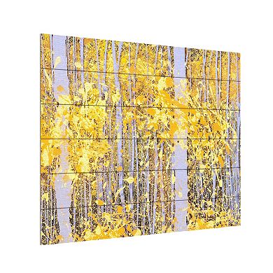 Trademark Fine Art Martinique Wood Slat Wall Art