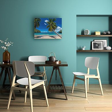 Trademark Fine Art Martinique Wood Slat Wall Art