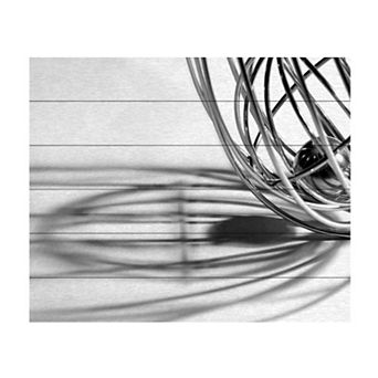 Trademark Fine Art Whisk Wood Slat Wall Art
