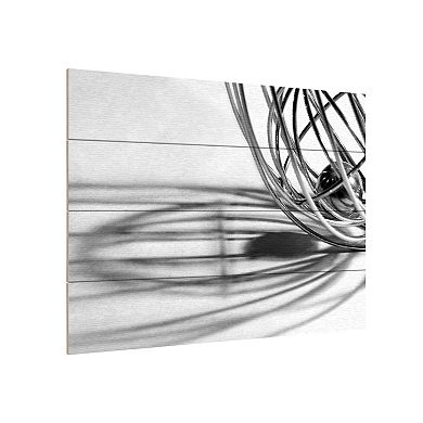 Trademark Fine Art Whisk Wood Slat Wall Art