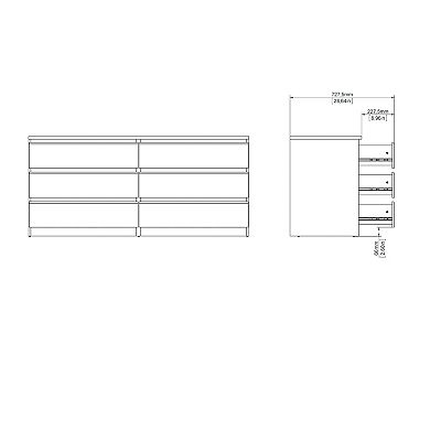 Tvilum Scottsdale 6-Drawer Double Dresser