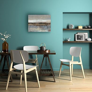 Trademark Fine Art Grey Mist Wood Slat Wall Art