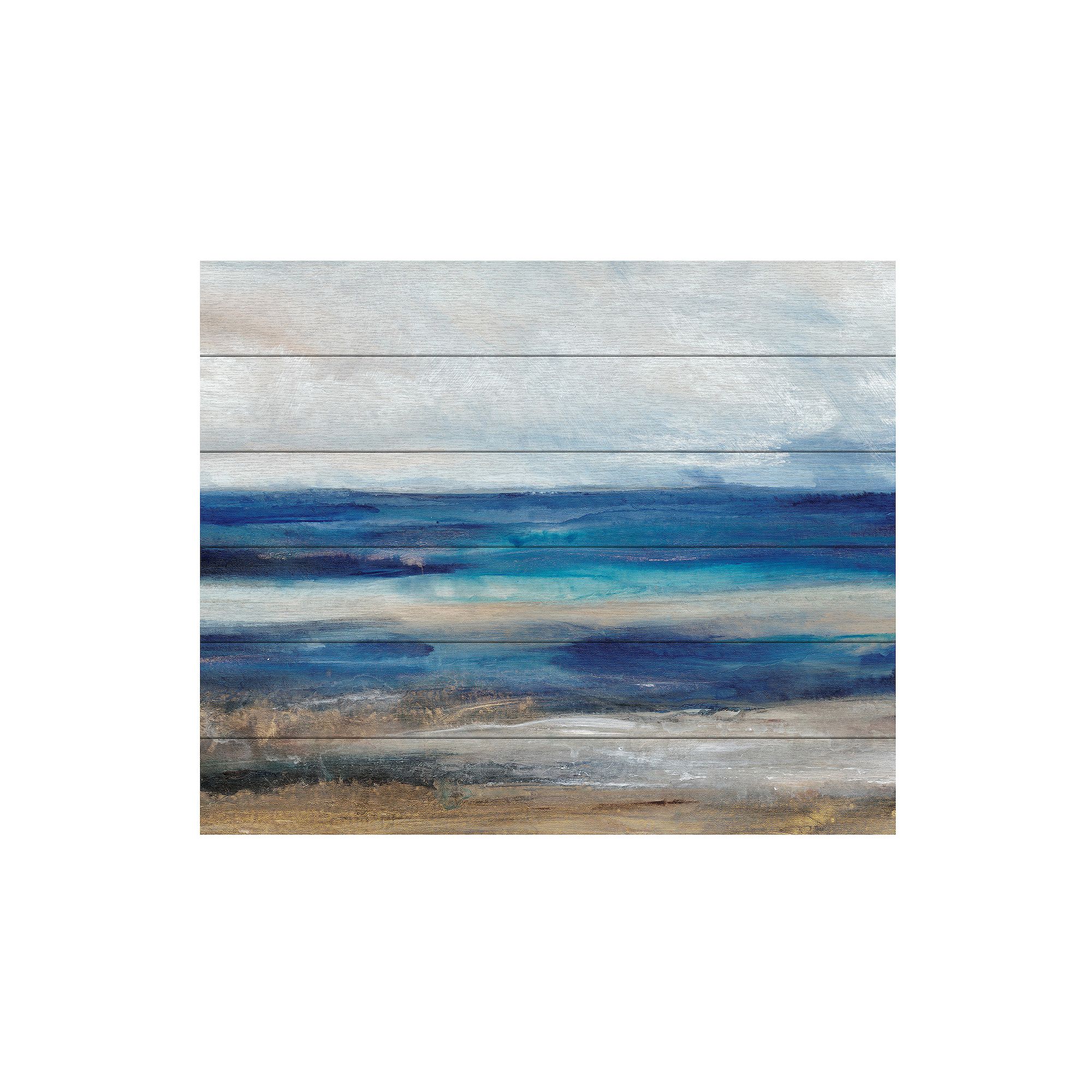 Trademark Fine Art Movement I Wood Slat Wall Art, Multi