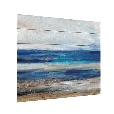 Trademark Fine Art Movement I Wood Slat Wall Art