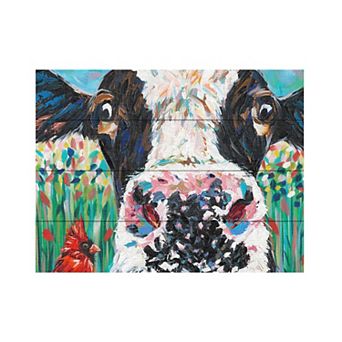 Trademark Fine Art Farm Buddies I Wood Slat Wall Art