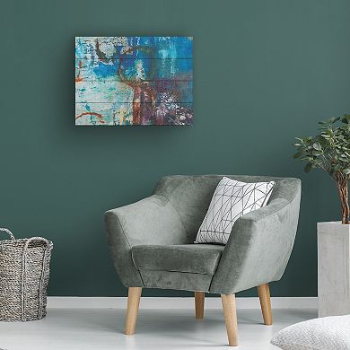 Trademark Fine Art Oxidation Wood Slat Wall Art