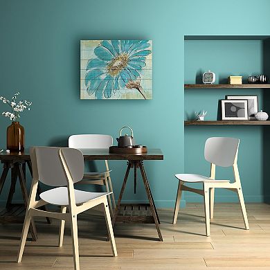 Trademark Fine Art Spa Daisies II Wood Slat Wall Art