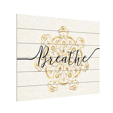 Trademark Fine Art Namaste II Wood Slat Wall Art