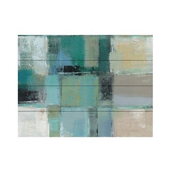 Trademark Fine Art Island Hues Crop II Wood Slat Wall Art