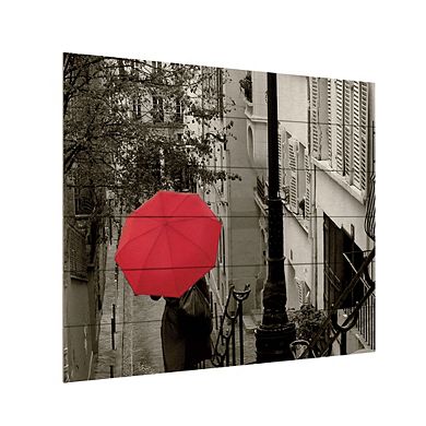 Trademark Fine Art Paris Stroll II Wood Slat Wall Art