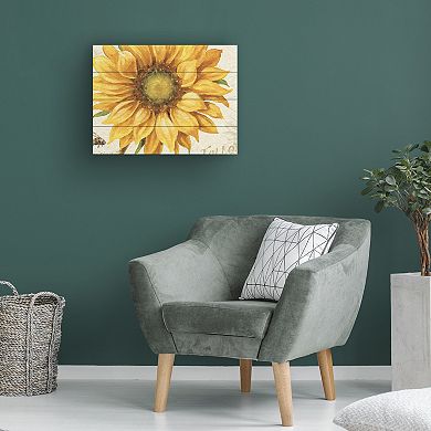 Trademark Fine Art Under the Sun I Wood Slat Wall Art