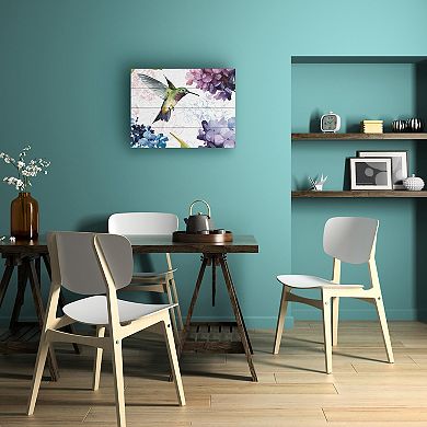 Trademark Fine Art Spring Nectar Square II Wood Slat Wall Art