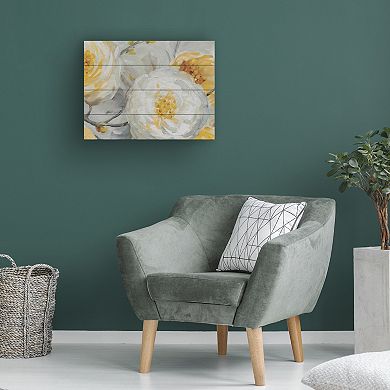 Trademark Fine Art Sunshine Wood Slat Wall Art