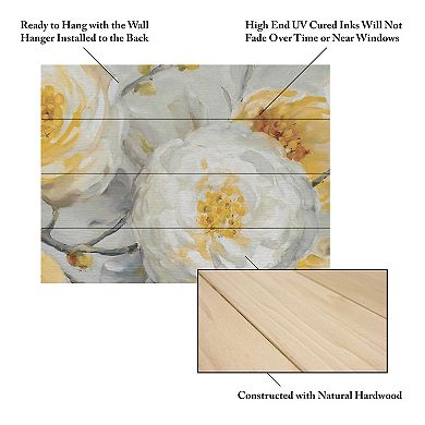 Trademark Fine Art Sunshine Wood Slat Wall Art