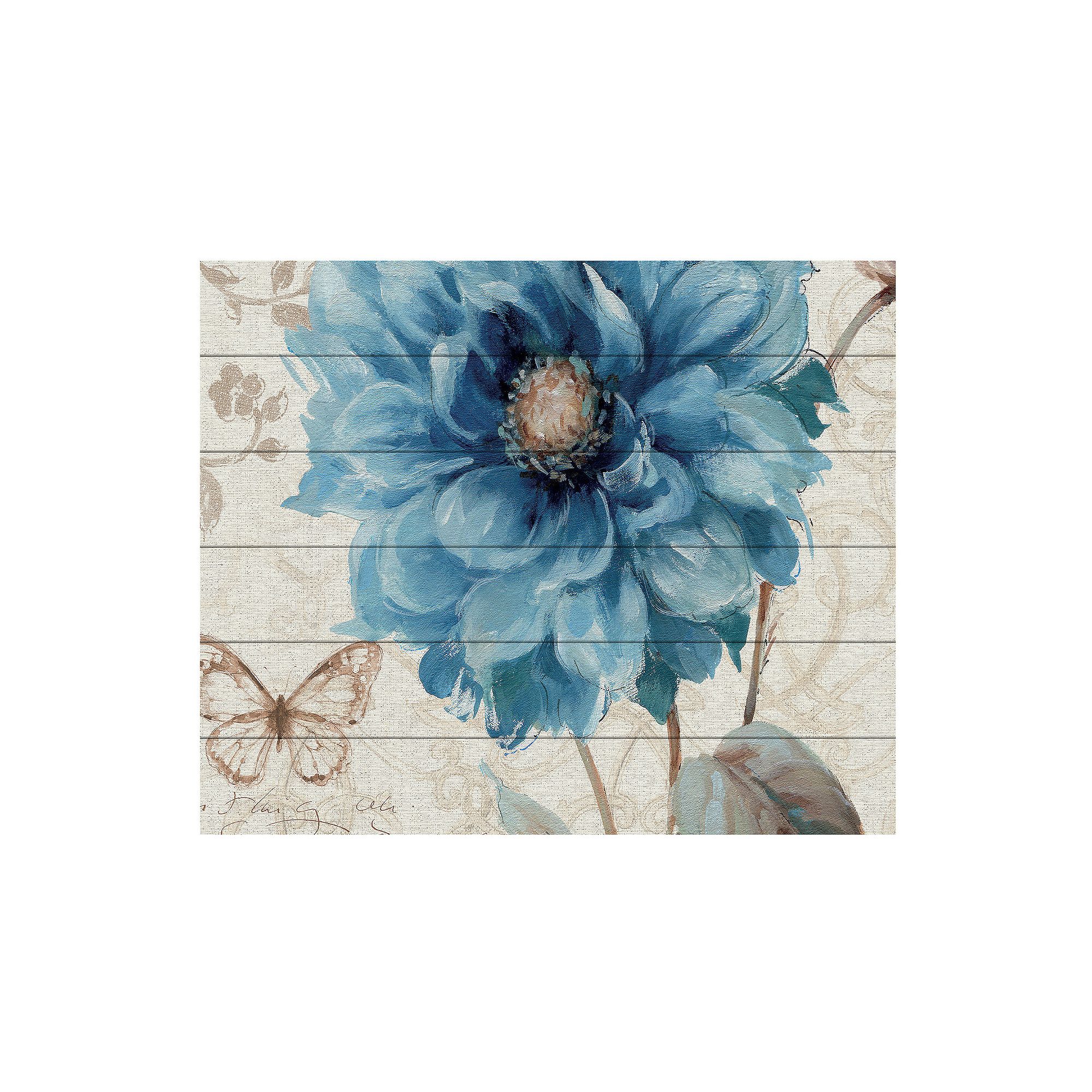 Trademark Fine Art A Blue Note II Wood Slat Wall Art, Multi