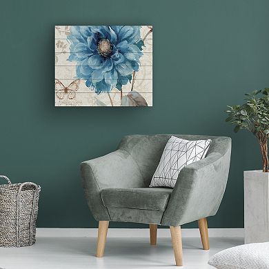 Trademark Fine Art A Blue Note II Wood Slat Wall Art