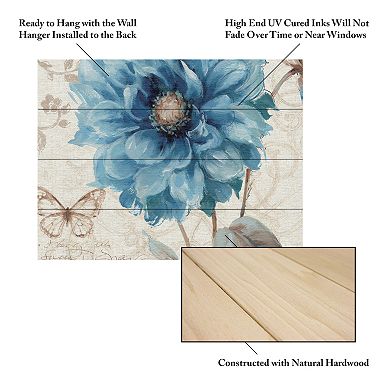 Trademark Fine Art A Blue Note II Wood Slat Wall Art