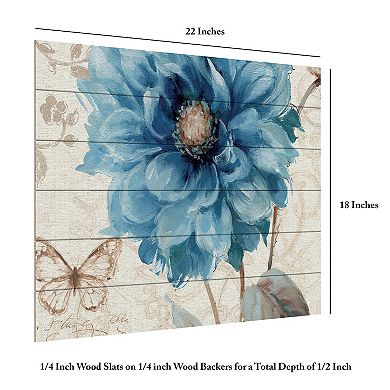 Trademark Fine Art A Blue Note II Wood Slat Wall Art